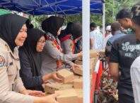 Polrestabes Bandung Laksanakan Kegiatan Jumat Berkah Dalam Rangka HUT Humas Polri ke-74