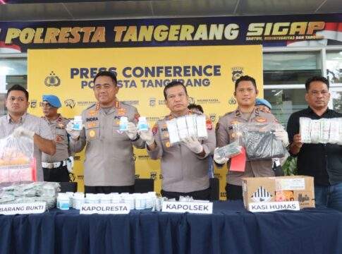 Polresta Tangerang Bongkar Peredaran 37 Ribu Butir Obat Keras Ilegal, Dua Pria Ditangkap