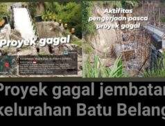 Pasca Proyek Gagal Jembatan Batubelang,,Bukti Bodohnya Oknum Kepala Dinas dan PPK PUPR OKU Selatan Seakan Hukum Mereka Bisa Atur