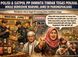 Polisi dan Satpol PP Diminta Tindak Tegas Penjualan Miras Berkedok Warung Jamu di Parungpanjang