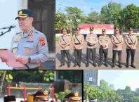 Kapolrestabes Bandung Pimpin Pelaksanaan Upacara Sertijab Kapolsek jajaran Polrestabes Bandung