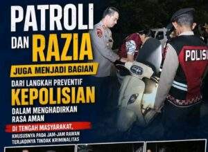 Polres Metro Jakarta Barat Sisir Titik Rawan Kriminalitas Hingga Sabtu Dini Hari