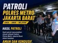 Jaga Kondusifitas, Polisi Sisir Titik Rawan Di Jakarta Barat Hingga Dini Hari