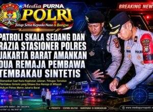 Razia Dini Hari di Tambora, Polres Metro Jakbar Temukan Dua Orang Bawa Tembakau Sintetis