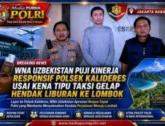 WNA Uzbekistan Puji Kinerja Responsif Polsek Kalideres Usai Kena Tipu Taksi Gelap Hendak Liburan Ke lombok