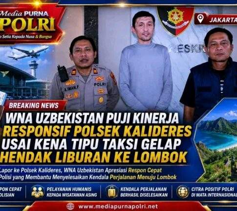 WNA Uzbekistan Puji Kinerja Responsif Polsek Kalideres Usai Kena Tipu Taksi Gelap Hendak Liburan Ke lombok