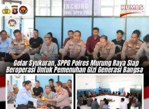 Polres Murung Raya Gelar Syukuran Operasional SPPG Kenala Bhayangkari