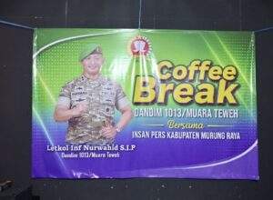 Dandim 1013/Muara Teweh Gelar Coffee Break Bersama Insen Pers, Dorong Sinergi TNI-Pers Untuk Informasi Yang Konstruktif