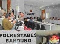 Polrestabes Bandung Terima Kunjungan dan Kegiatan Penelitian Tim Puslitbang Polri