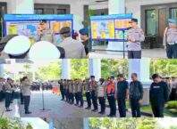 Kapolrestabes Bandung Pimpin Apel Pelayanan dan Pengamanan Giat Aksi Unjuk Rasa Mahasiswa