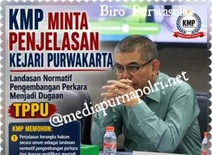 KMP Minta Penjelasan Kejari Purwakarta Atas Landasan Normatif Pengembangan Perkara Menjadi Dugaan TPPU