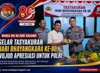 Bentuk Cinta Masyarakat kepada Polri, Warga RW 06 Duri Kosambi Gelar Tasyakuran Hari Bhayangkara