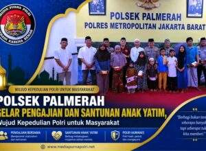 Peringati Hari Bhayangkara ke-80, Polsek Palmerah Berbagi Kebahagiaan Bersama Anak Yatim