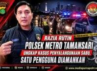 Tak Pakai Helm Saat Razia, Pria di Tamansari Kedapatan Simpan Sabu