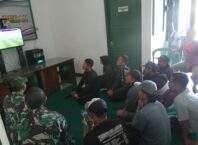 Masyarakat Antusias Nobar Piala Dunia Di Koramil 05/Reban