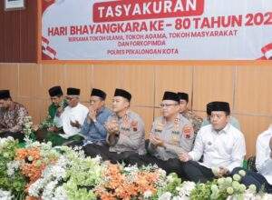 Semangat “Polri untuk Masyarakat”, Polres Pekalongan Kota Gelar Tasyakuran Hari Bhayangkara ke-80