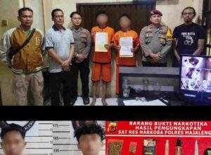 Komitmen Berantas Narkoba, Polisi Gulung Dua Pengedar Tembakau Sintetis di Cigasong