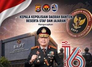 Polda Banten Ucapkan Dirgahayu ke-16 BNPT, Perkuat Sinergi Cegah Terorisme