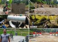 Kodim 0605/Subang Bersama Warga Bangun Jembatan Armco, Tingkatkan Akses dan Perekonomian Masyarakat
