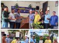 “Giat Manager Estate PT. Marbau Jaya Indah Raya Serahkan Tanaman Buah dan Alat Pemadam Kebakaran Kepada Desa Binaan di Kecamatan Aek Kuo dan Marbau”
