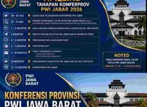 Konferprov PWI Jabar 2026 Jadi Momentum Penguatan Profesionalisme Organisasi Pers