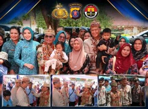 Kapolda Kalteng Dampingi Gubernur Tinjau Pasar Murah dan Layanan Kesehatan Gratis di Murung Raya