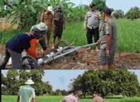 Dukung Ketahanan Pangan, Polisi Dampingi Uji Coba Sistem PMAAS di Sawah