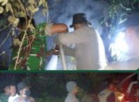 Tim Gabungan Padamkan Kebakaran Lahan di Sebapo Hingga Dini Hari