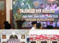 PANGDAM III/Siliwangi Terima Kunjungan Dan Audiensi PASKIBRAKA Provinsi Jawa Barat Tahun 2026