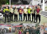Kapolrestabes Bandung Pimpin Apel Kegiatan Patroli Gabungan Dalam Rangka Antisipasi Kejahatan Jalanan Kota Bandung