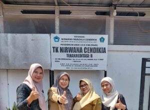 Pengawas Bina TK Kecamatan Warung Kondang-Gekbrong, Lakukan Verifikasi Lapangan Di TK Nirwana Cendikia
