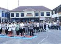 Di Tengah Musim Kemarau yang Berkepanjangan, Polres Lubuk Linggau Gelar Sholat Istisqa’, Memohon Hujan dan Keselamatan