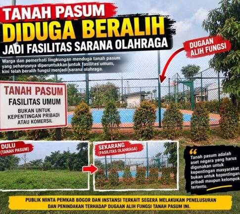 Tanah Fasum Diduga Beralih Fungsi Jadi Fasilitas Olahraga, Status Lahan di Amara Village Parung Panjang Dipertanyakan