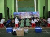 Sambut HUT Ke-81 TNI dan HUT Ke-76 Kodam IV/Diponegoro Kodim 0711/Pemalang Gelar Donor Darah dan Bhakti Kesehatan