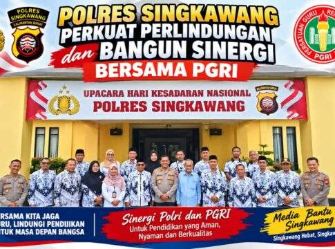 Polres Singkawang Perkuat Perlindungan Guru dan Bangun Sinergi Bersama PGRI