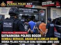Satnarkoba Polres Bogor Amankan Sejumlah Warga Parung Panjang, Satu Diduga Pengedar Sabu Diproses Hukum