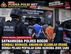Satnarkoba Polres Bogor Amankan Sejumlah Warga Parung Panjang, Satu Diduga Pengedar Sabu Diproses Hukum