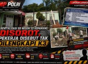 Revitalisasi SD Negeri 22 Kepahiang Disorot, Pekerja Disebut Tak Dilengkapi K3