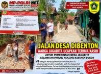 Warga Jagabita Apresiasi Pembangunan Jalan Desa Melalui Bantuan Keuangan Kabupaten Bogor