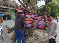 Konsisten Edukasi Warga, Polsek Cikande Gencar Sosialisasi dan Pasang Spanduk Imbauan Cegah Kebakaran