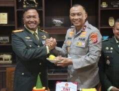 Sambangi Makorem di HUT TNI ke-81, Wakapolda Banten Perkuat Sinergi TNI-Polri