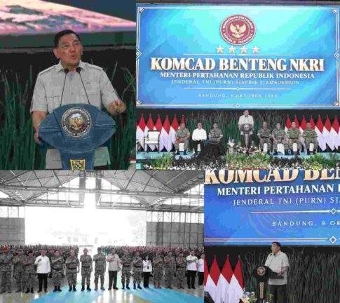 Pangdam III/Siliwangi Dampingi Menhan RI Kunjungan Kerja Di Wilayah Kodam III/Siliwangi
