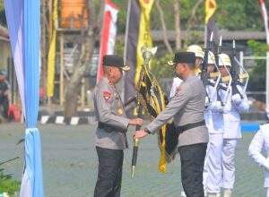 Polda Jabar Gelar Upacara Serah Pataka “Ganda Wibawa Cakti”, Simbol Kehormatan dan Kesinambungan Kepemimpinan
