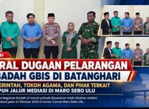 Viral Dugaan Pekarangan Ibadah Jemaat GBIS di Batanghari, Pemerintah dan Tokoh Lintas Agama Gelar Mediasi