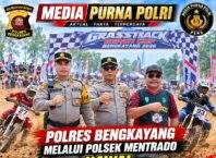 Kapolres Bengkayang Melalui Kapolsek Monterado Kawal Kejuaraan Grasstrack Bupati Bengkayang Cup 2026