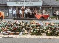 Ribuan Botol Miras Dimusnahkan, Polres Ciamis Perketat Pengawasan