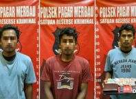IPTU Chalid Sitorus, S.H., M.H., Kapolsek Pagar Merbau dan Jajarannya Amankan Tiga Orang Dugaan Penyalahgunaan Narkotika di Sukamandi Hilir