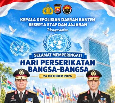 Kapolda Banten Ajak Masyarakat Perkuat Semangat Perdamaian dan Persatuan Pada Hari PBB 2026